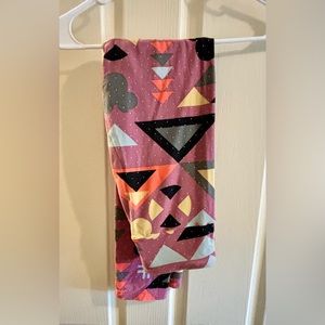 LuLaRoe Minnie Print Leggings Sz OS